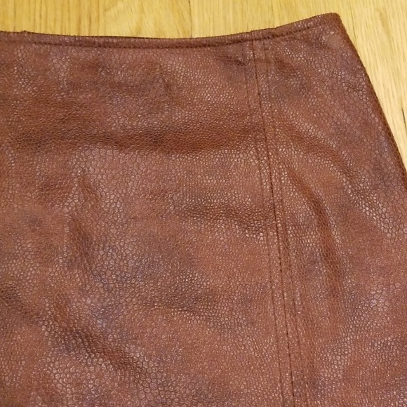 Chico's Faux Leather Skirt - Picture 2 of 5